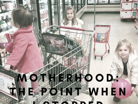 Motherhood: The Point When I Stopped Caring About the {Noise}
