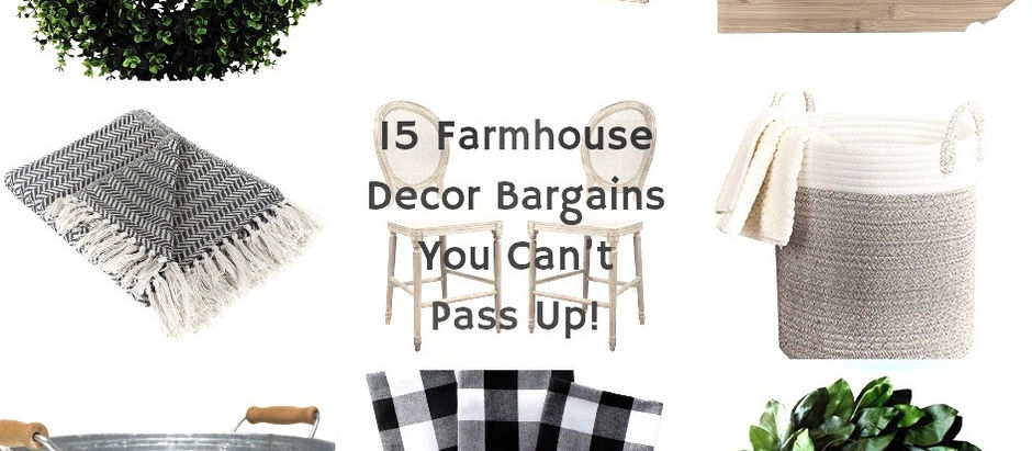 15 Farmhouse Decor Bargains You Can't Pass Up