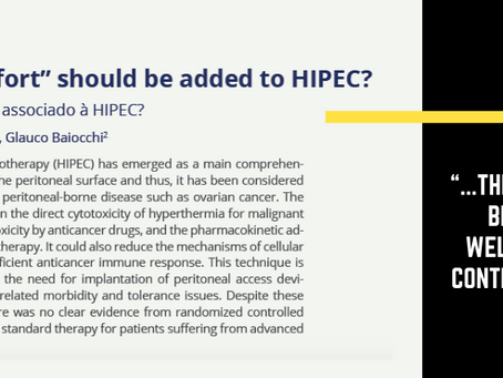 How much surgical effort with HIPEC?