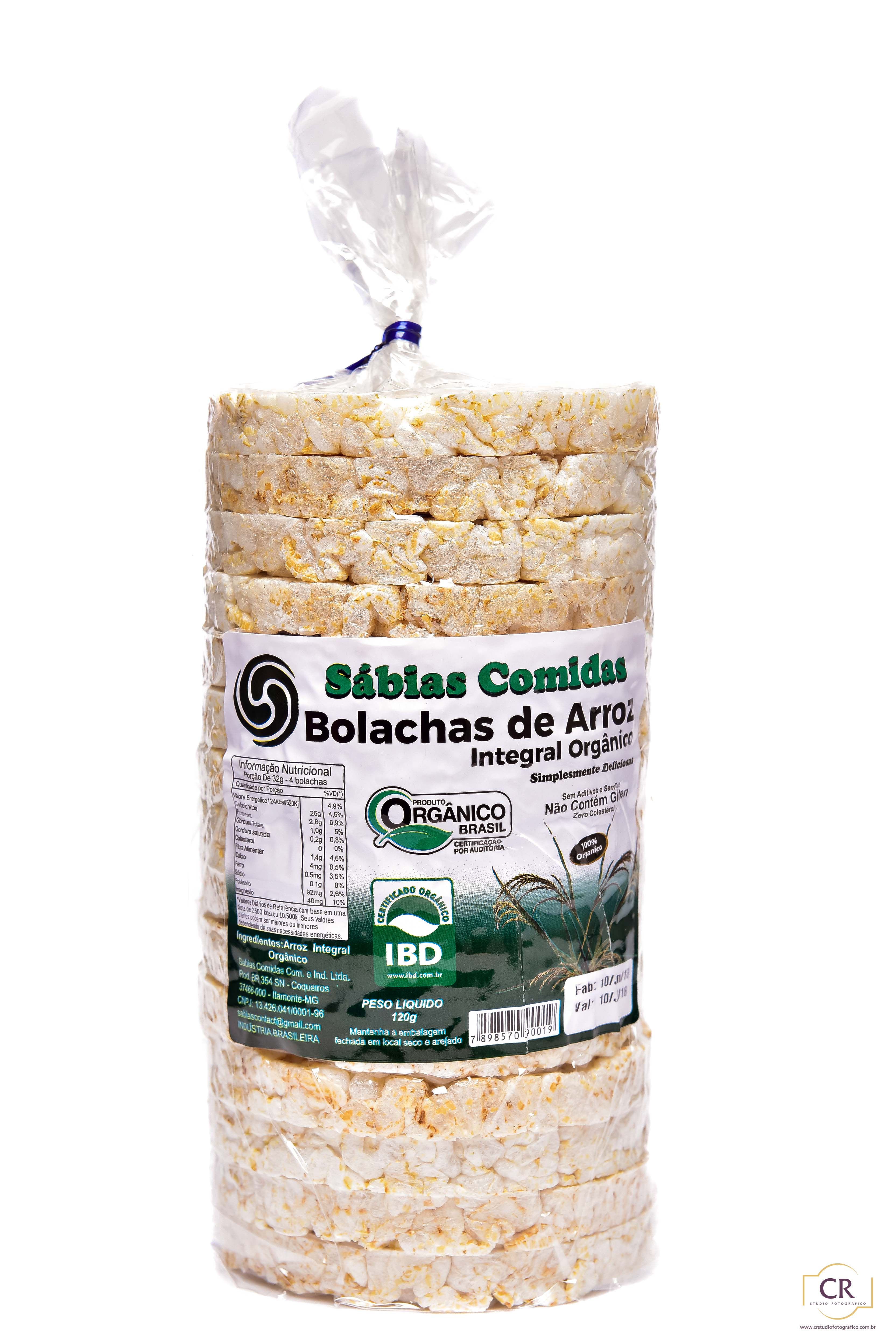 Bolacha de Arroz Integral Orgânica