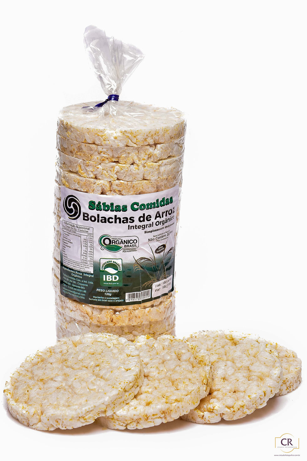 Miniatura: Bolacha de Arroz Integral Orgânica
