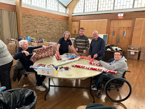 Gift Wrapping at MCHS