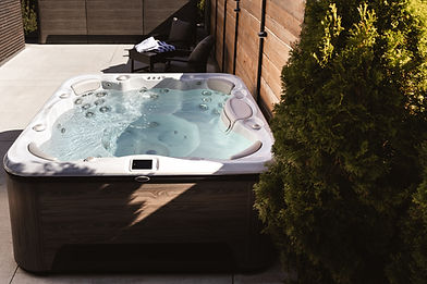 A large premium hot tub from Hydropool North West.