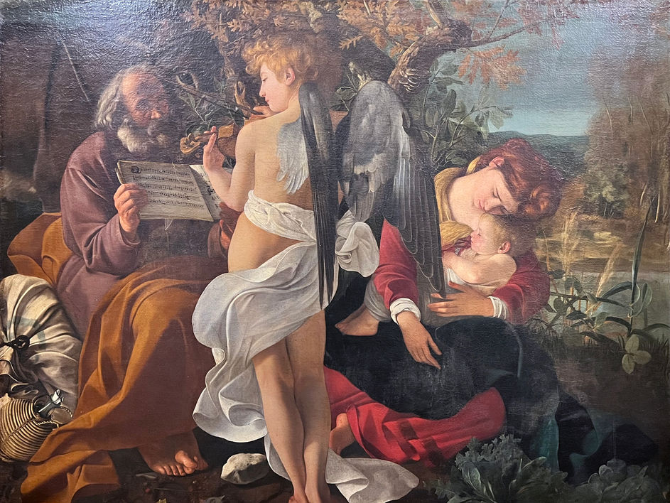 Caravage | Le Repos pendant la fuite en Égypte