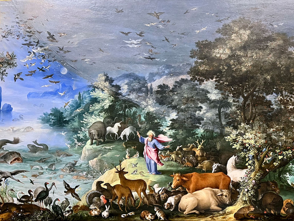 Attribué à Jan Brueghel l'Ancien | Paysage avec la création des animaux
