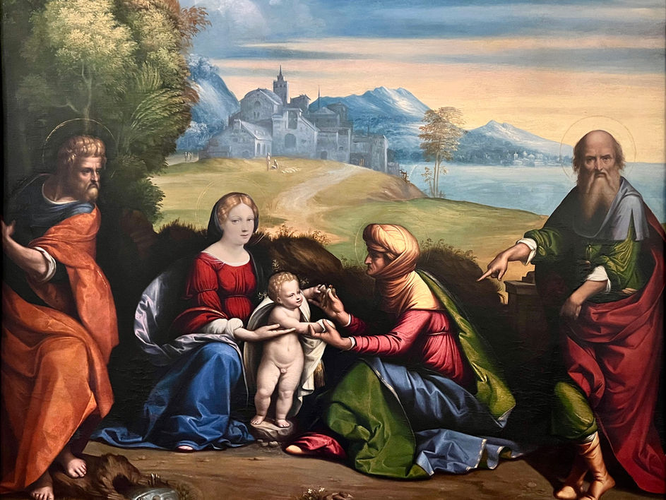 Garofalo | Sainte Famille avec les saints Joachim et Anne