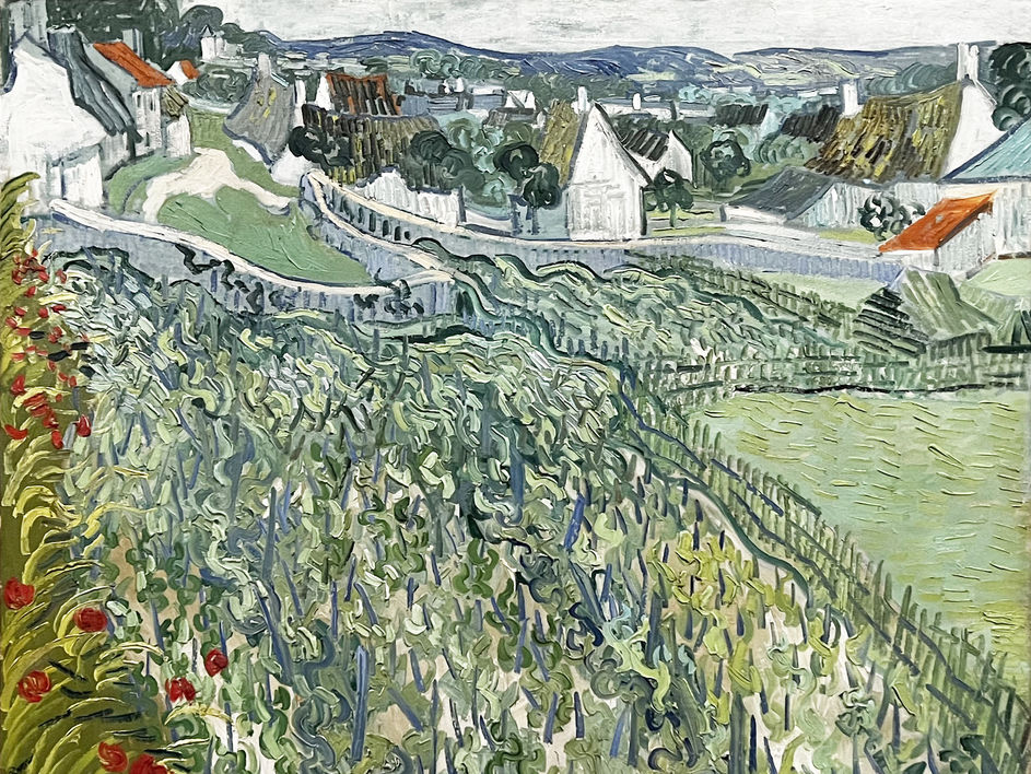 Vincent van Gogh | Vignes et vue d'Auvers