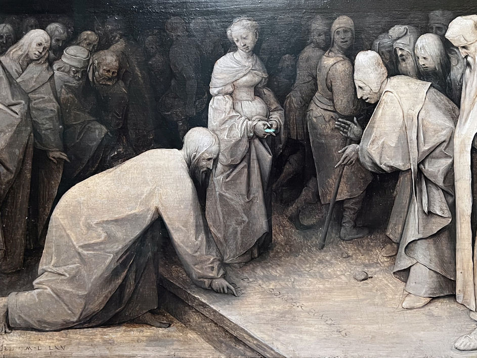 Pieter Brueghel l'Ancien | Le Christ et la femme prise en adultère