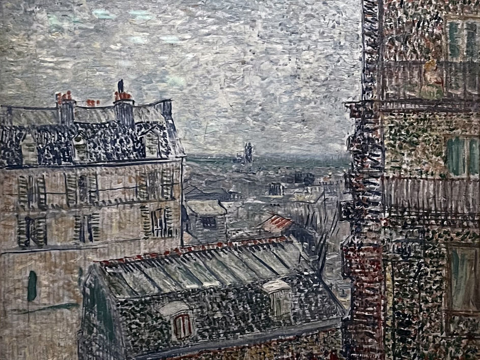 Vincent van Gogh | Vue de Paris prise de la chambre de Vincent, rue Lepic