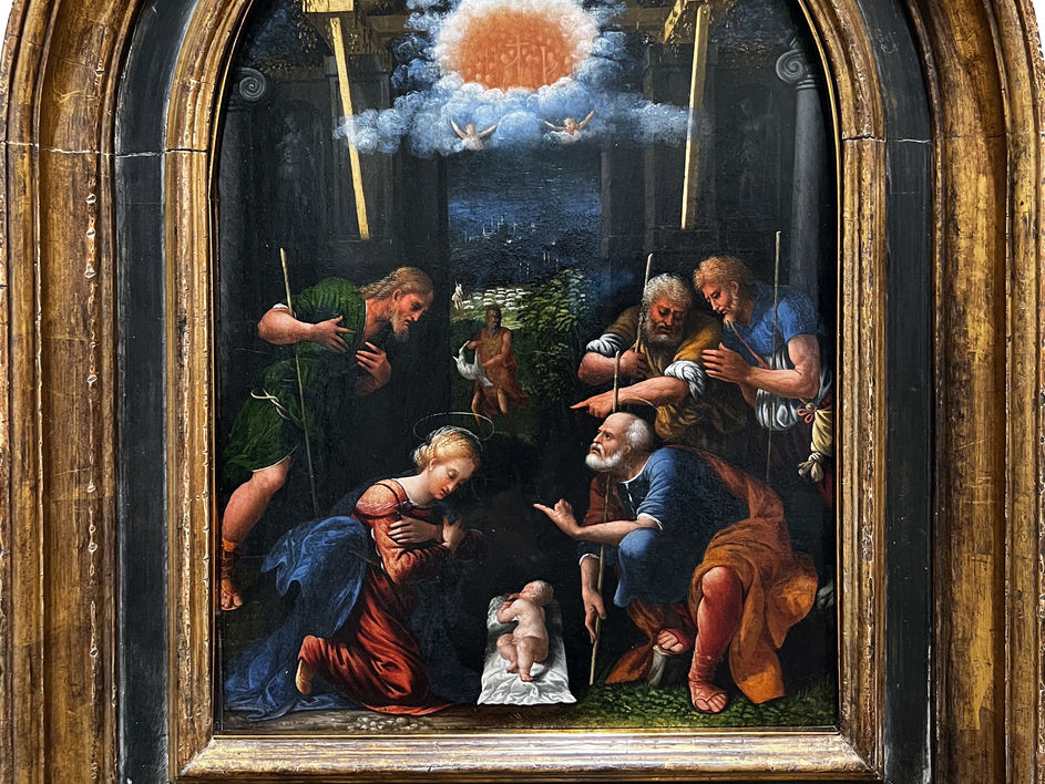 Il Maestro dei Dodici Apostoli | L'Adoration des bergers