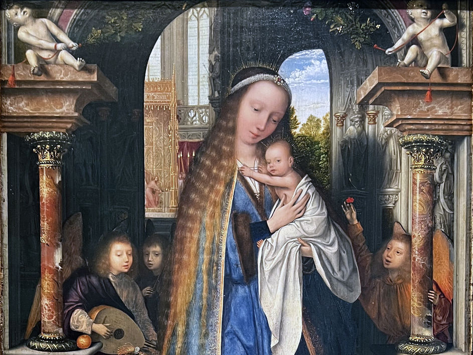 Quentin Metsys | Vierge à l'Enfant avec des anges