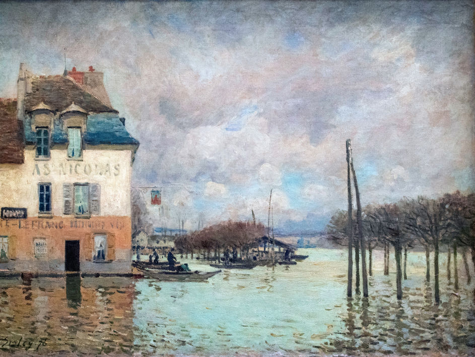 Alfred Sisley | L'Inondation à Port-Marly