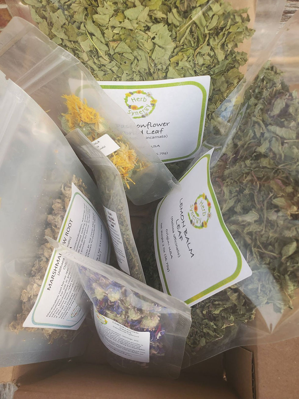Thumbnail: Basic Tea Box (6 oz of herbs for self discovery tea making)