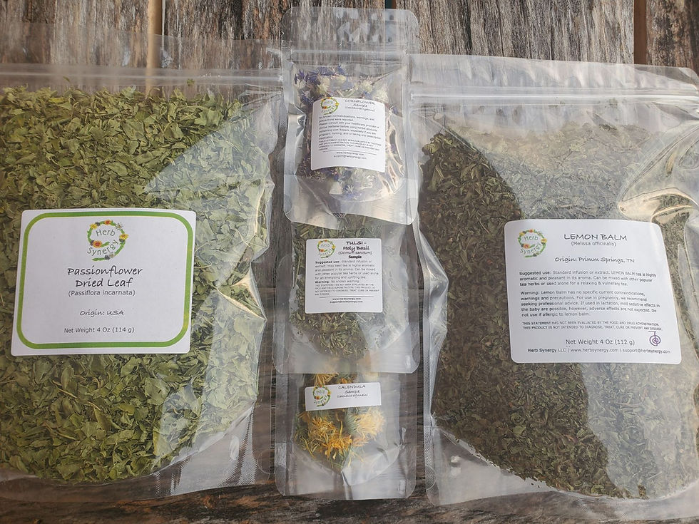 Thumbnail: Just Relax Tea Box (8 oz of herbs for self discovery tea making)