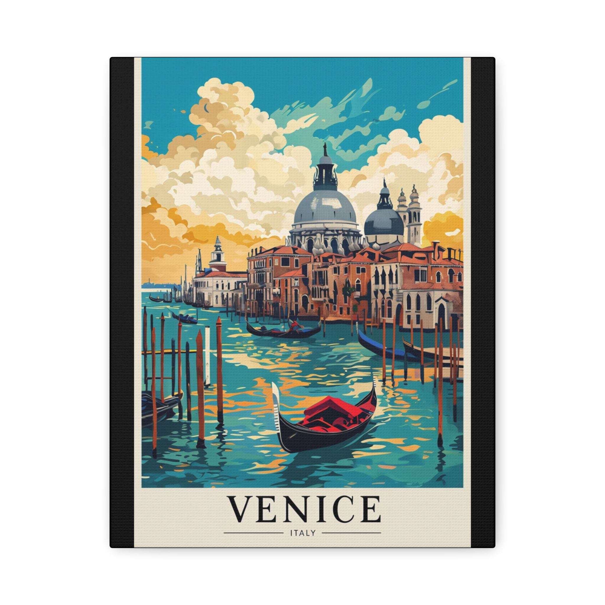 Vintage Venice – Scenic Waterways Canvas Print