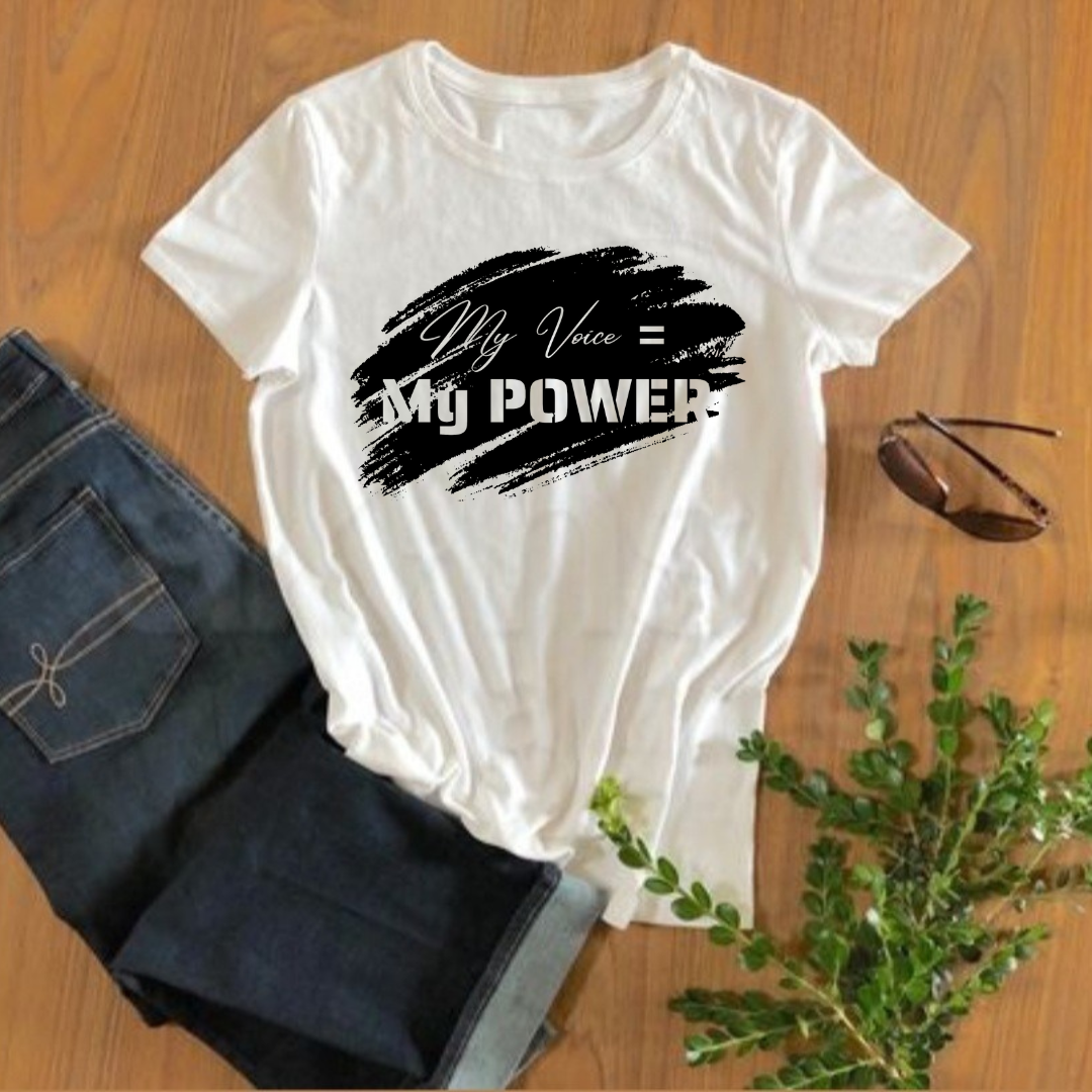 My Voice = My Power Women's Tee