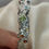 Thumbnail: Multi Stone Hammered Bangle
