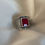 Thumbnail: Rectangular Ruby Ring