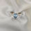 Thumbnail: Blue Topaz Arched Ring