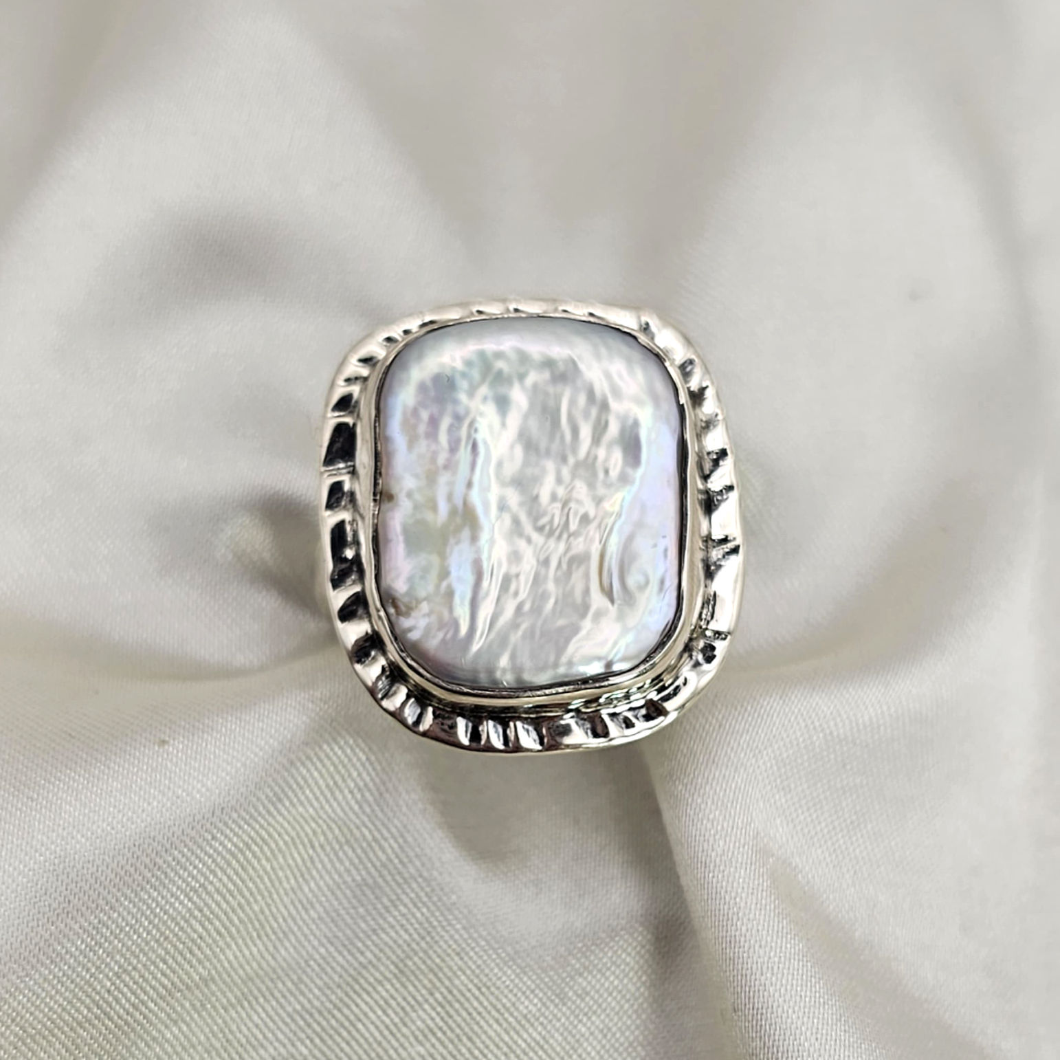 Baroque Pearl Statement Ring