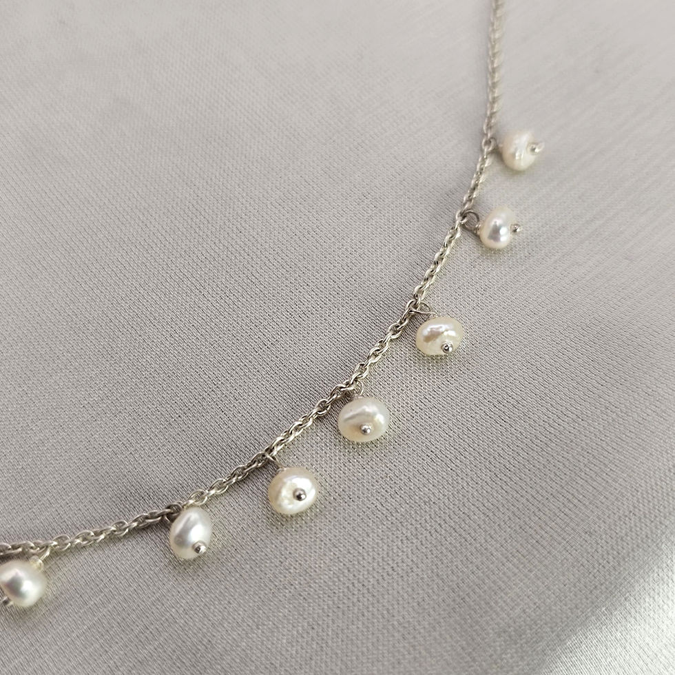 Thumbnail: Dainty Freshwater Pearl Necklace