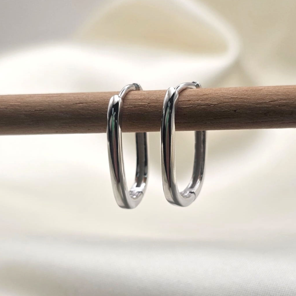 Sleek Hoop Earrings