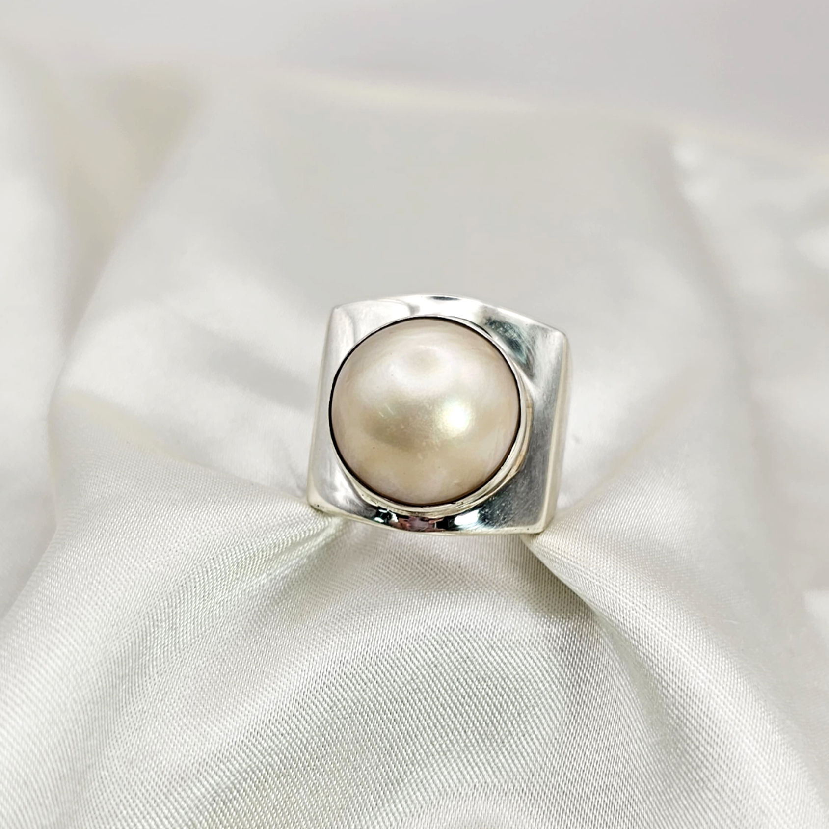 Pearl Statement Ring