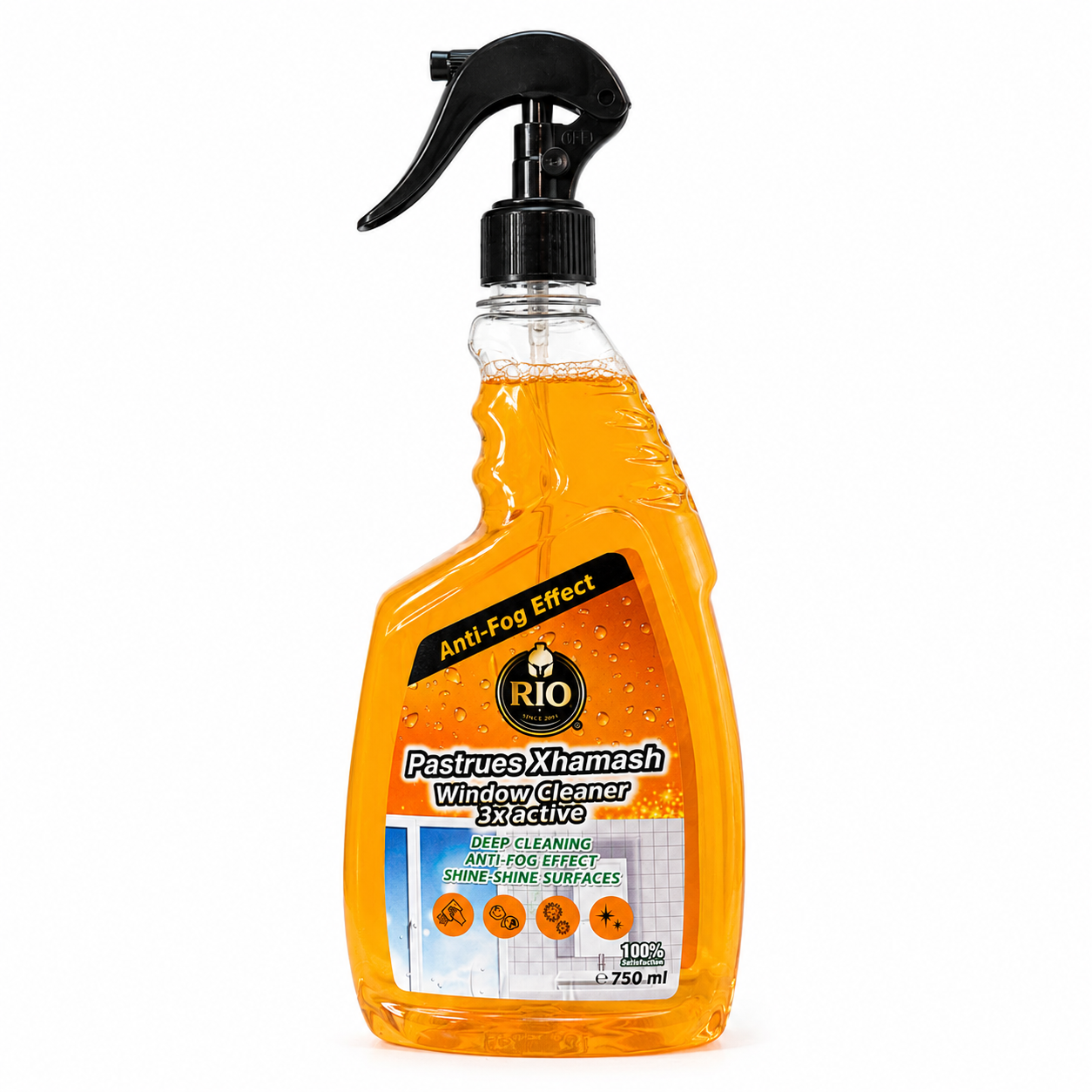 Windows Cleaner with anti-fog effect