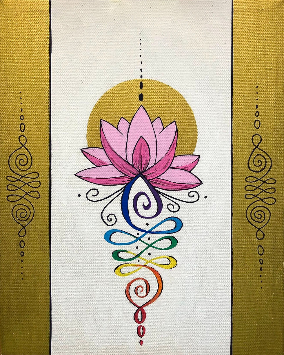 Blossoming Lotus - 11x14" canvas print