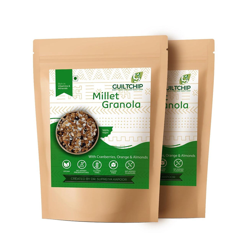 Thumbnail: Millet Granola (with Cranberries, Oranges & Almonds)
