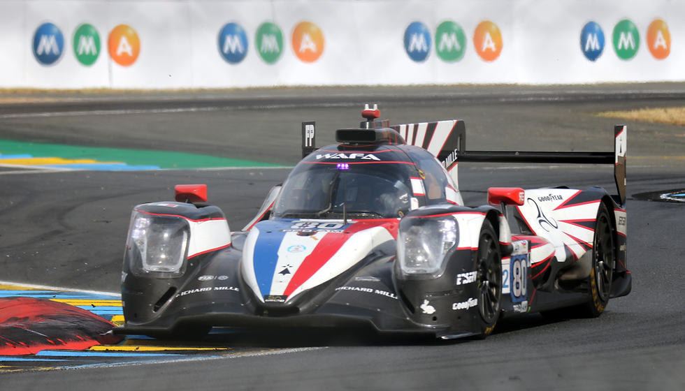 #80 AF Corse LMP2 running at the 2023 24H of Le Mans. Media: Wikipedia Commons