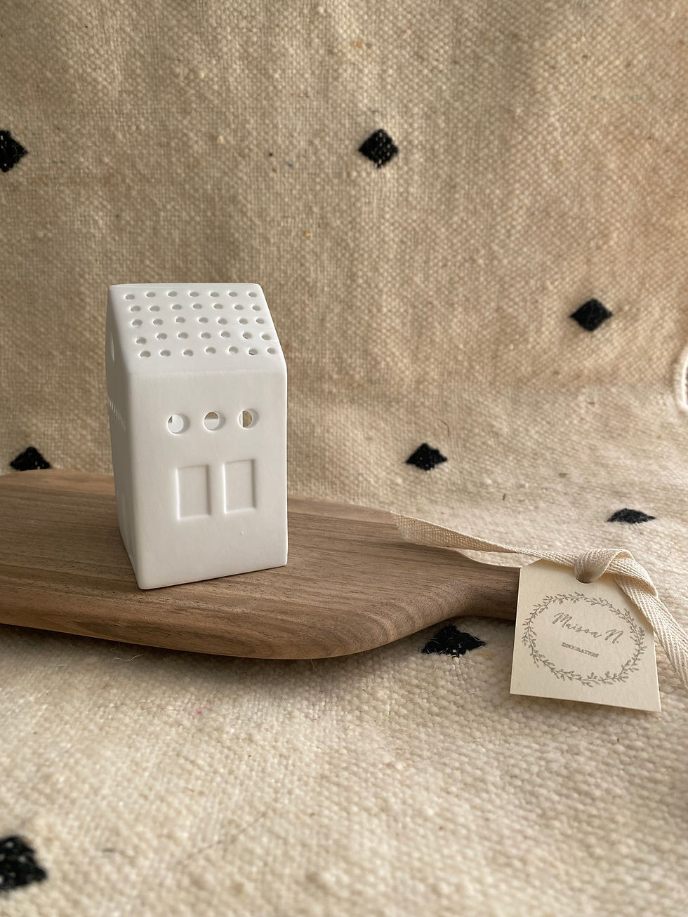 Miniature : Photophore maison en porcelaine "Räder"