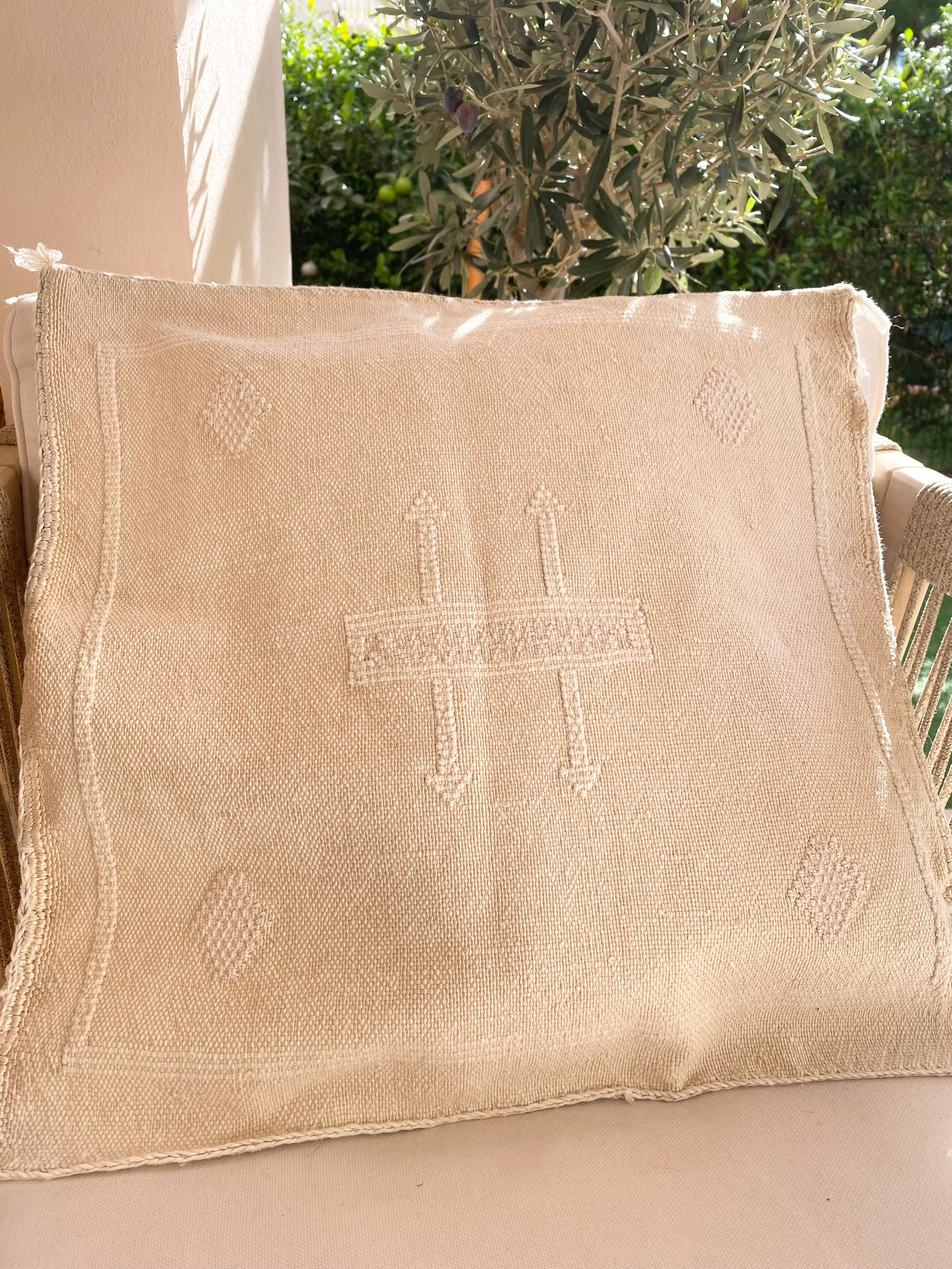 Housse de coussin Sabra Beige
