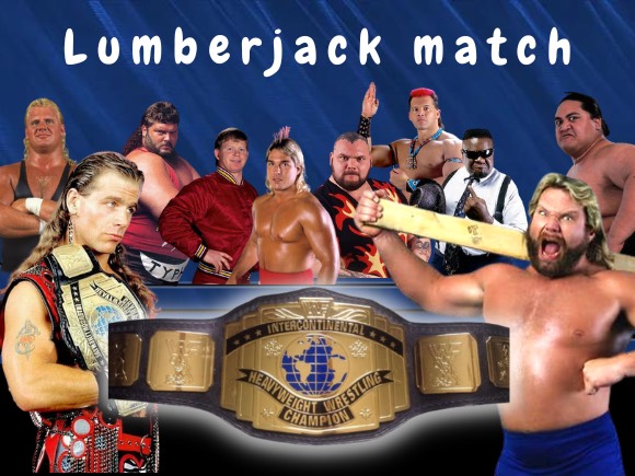 Shawn Michaels Vs Jim Duggan Lumberjack Match WWF WWE Intercontinental Championship RAW May 10 1993 Match Card