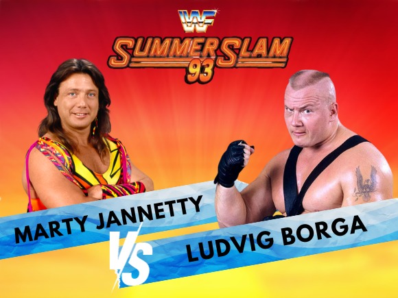 Marty Jannetty vs. Ludvig Borga WWE WWF SummerSlam 1993