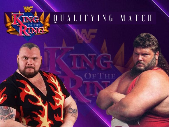Bam Bam Bigelow vs Typhoon WWF WWE King Of The Ring 1993 Qualifying Match RAW May 10 1993 Match Card