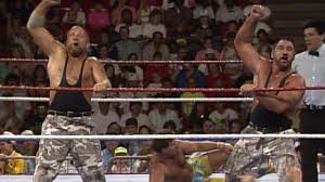 Resultado de imagem para bushwhackers vs fabulous rougeaus royal rumble 1990