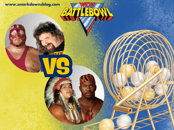 Cactus Jack Big Van Vader vs. Kane Charlie Norris WCW Battlebowl 1993 Custom Match Card Design