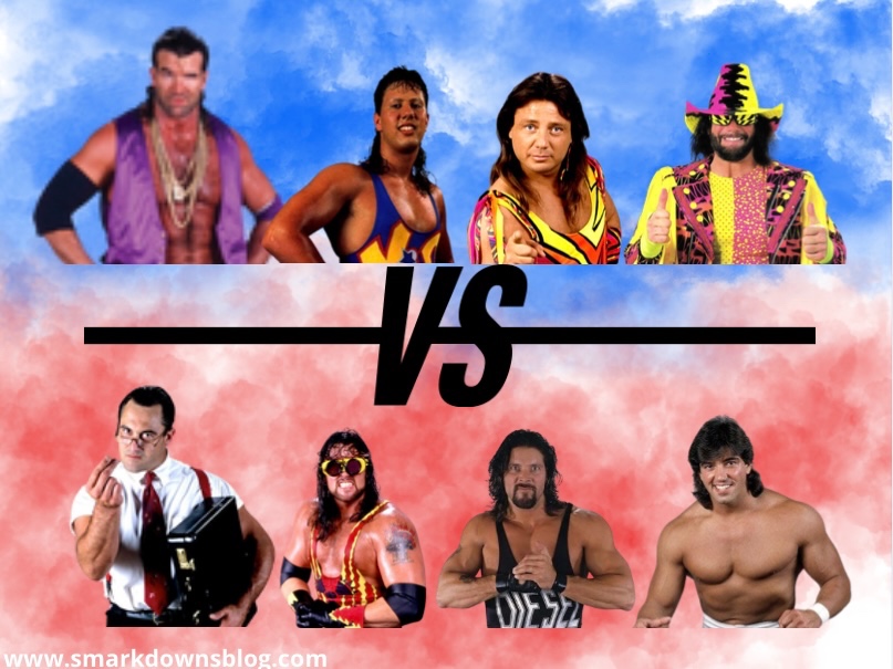 Team Razor vs. Team IRS WWF WWE Survivor Series 1993 Custom Match Card Design