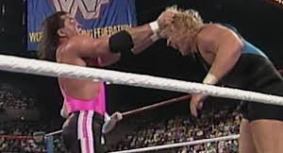 Resultado de imagem para bret hart vs mr perfect prime time wrestling november 1989