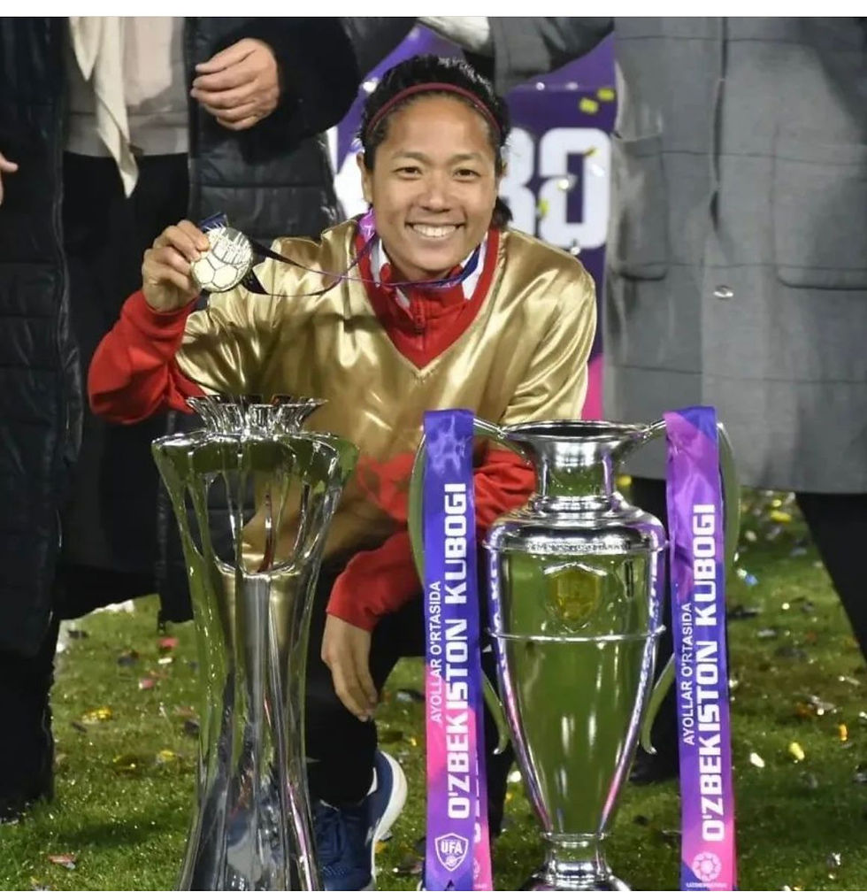 Of cold weather and league titles: The story of Dangmei Grace’s success in Uzbekistan