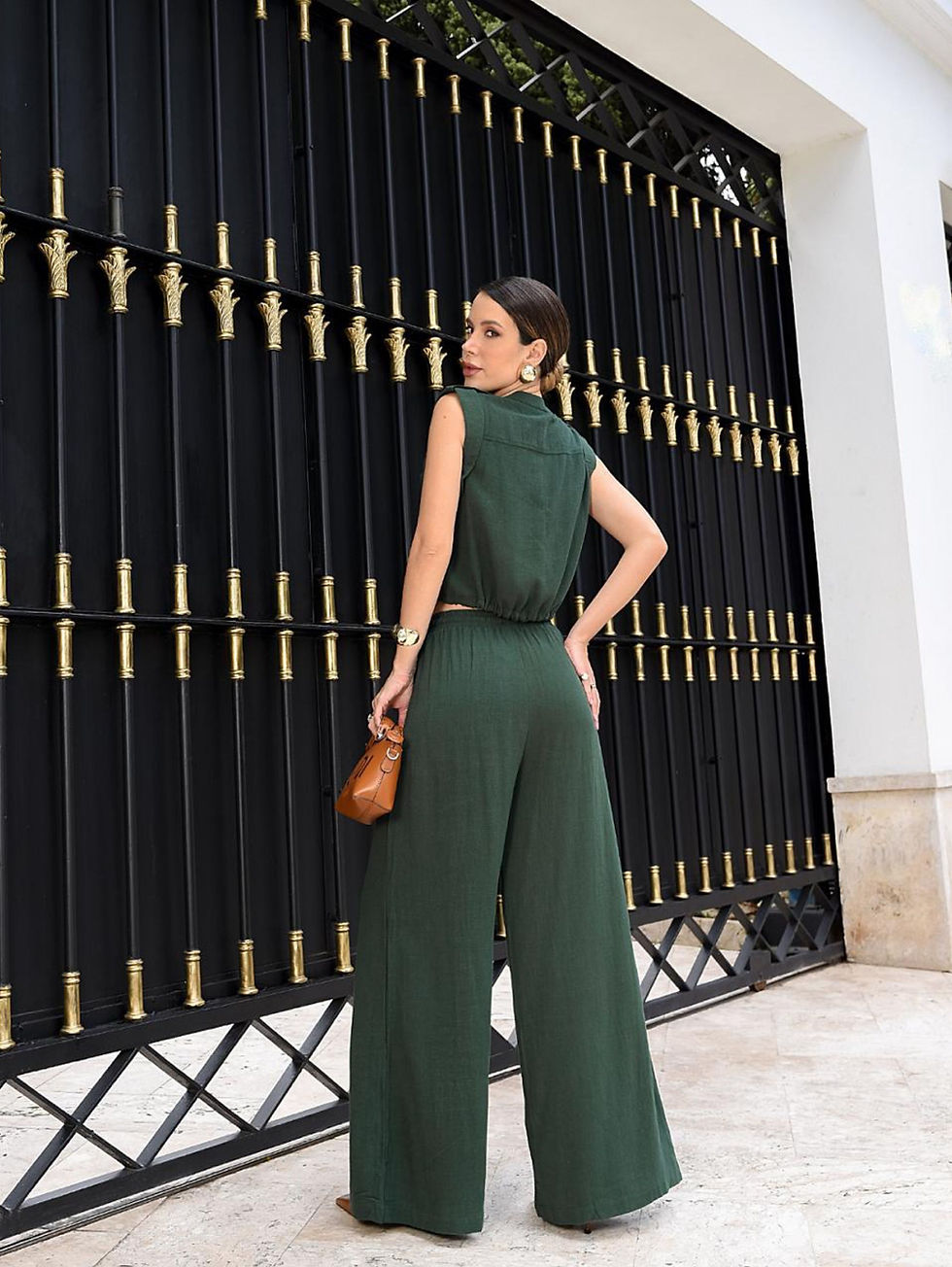 Miniatura: Conjunto Lino Chic Feminino – Elegância Natural com Toque Sofisticado