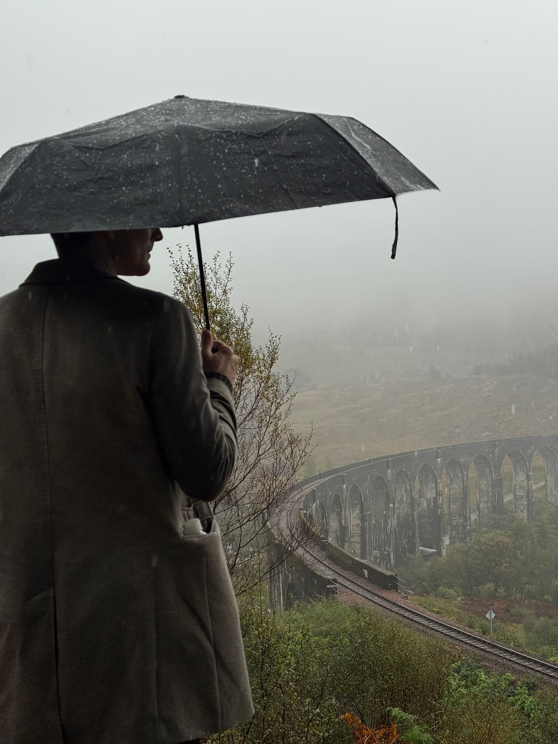 Glenfinnan viaduct train harry potter scotland