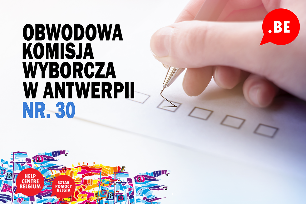 Informacje o składach Okręgowych Komisji Wyborczych w Belgii – Obwód 30 - Wybory 2023
