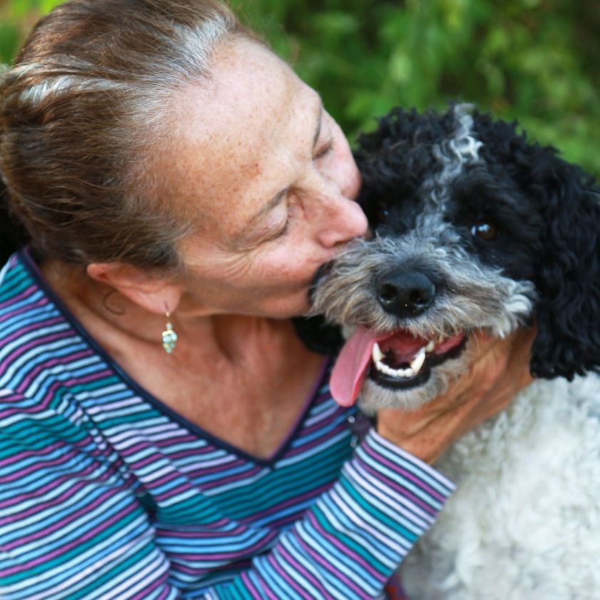 Sharon Malcom and Spot
