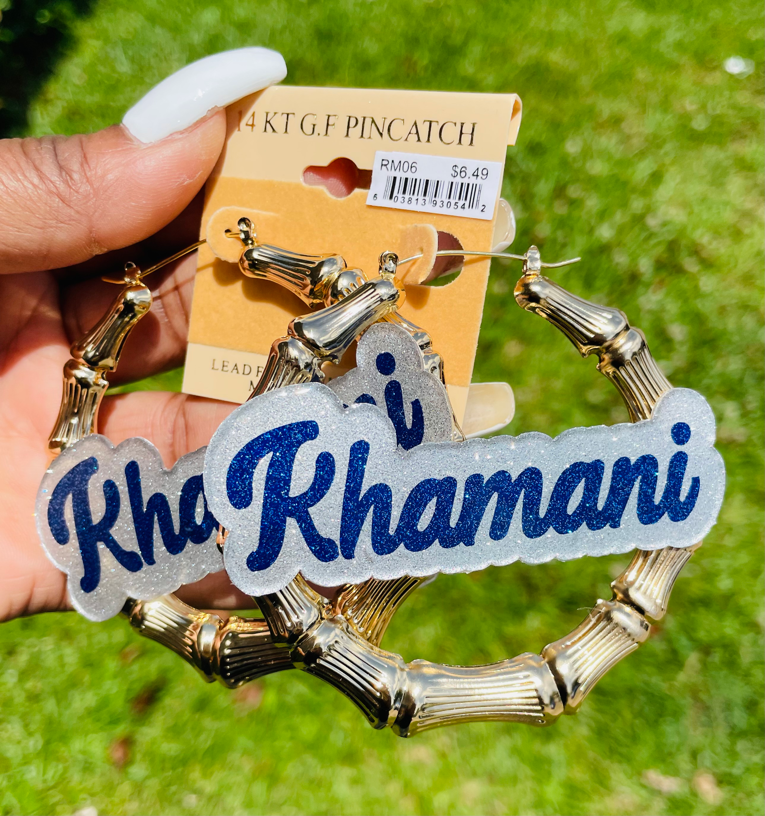 Custom Bamboo Earrings 