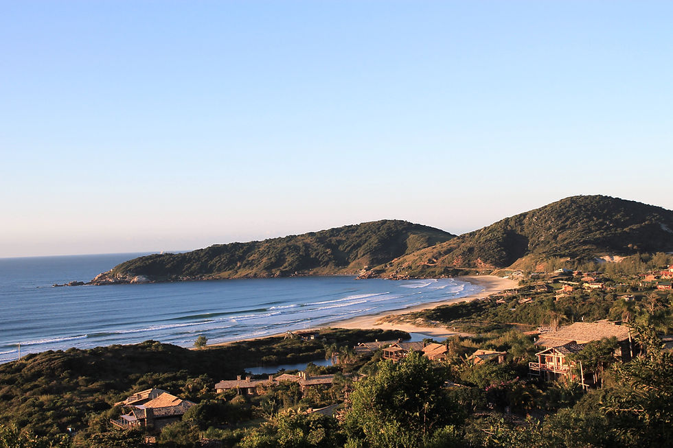 Vista da pousada Rosa Norte
