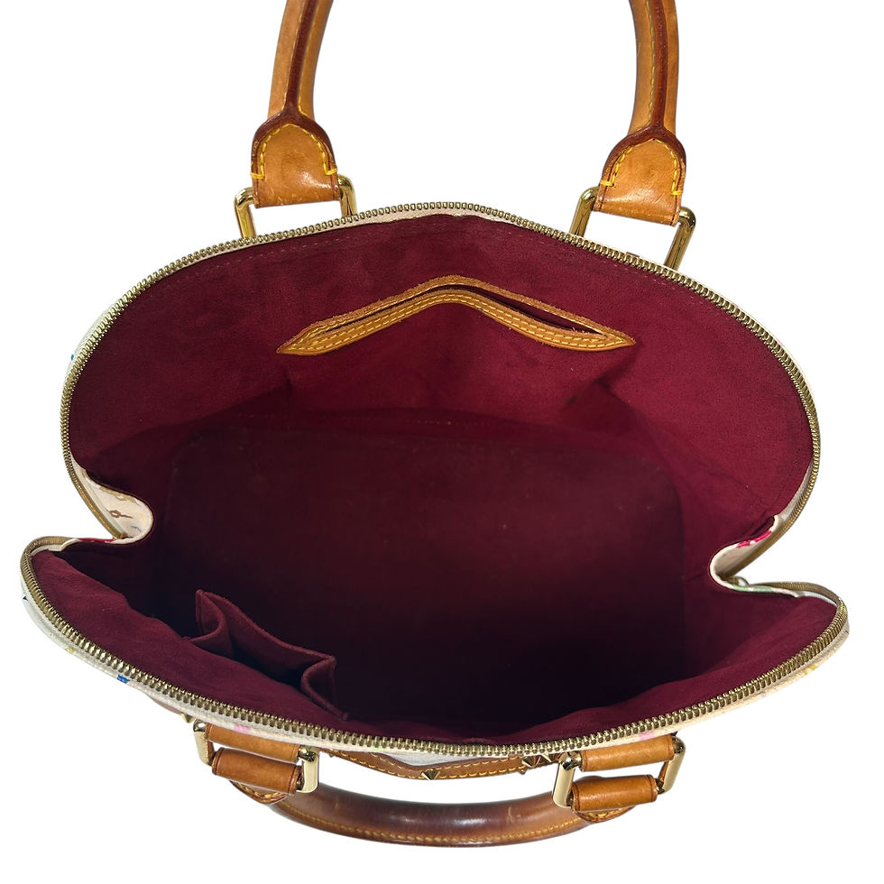 Thumbnail: Louis Vuitton Murakami vintage multicolor white Blanc Alma 