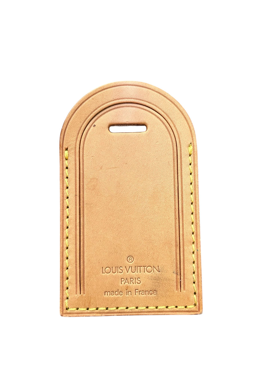 Thumbnail: Louis Vuitton large Vachetta luggage tag