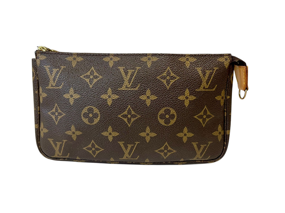 Thumbnail: Louis Vuitton Vintage 1997 Monogram Pochette Accessories + generic strap  